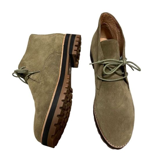 Madewell The Wren Boot in Suede Earthy Green Size 9 NEW - Picture 8 of 8